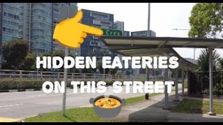 Many Hidden Eateries on this Street. Two Food Courts. Walk Through of this Eatery.