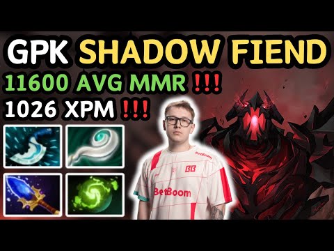 🔥 GPK SHADOW FIEND Midlane Highlights 7.37b 🔥 RANK 6 GPK - Dota 2