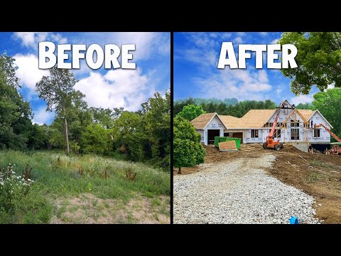 Amazing Custom Home Build in 14 Minute Timelapse