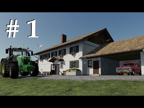 Farming Simulator 19 Карта Фельсбрунн Строительство фермы # 1