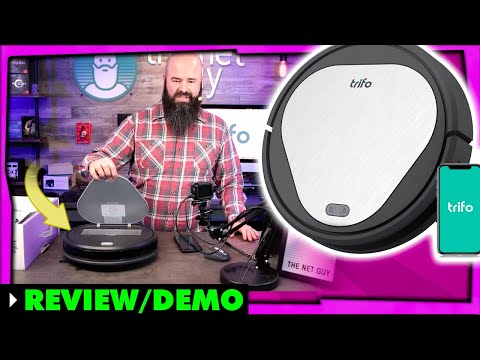 Emma "Pet" Robot Vacuum /w Wet Mopping & Pet Hair Remover