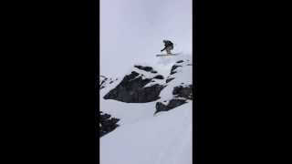 preview picture of video 'Ski St-luc Saut de Rocher'