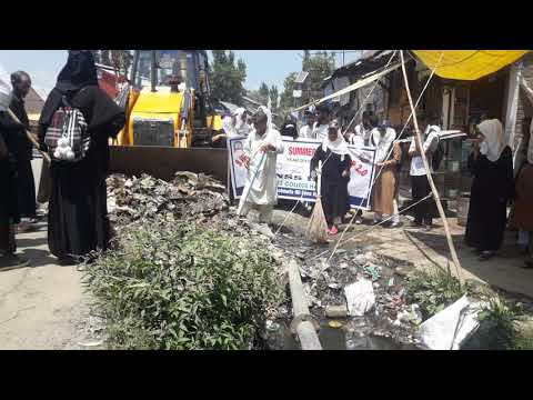 Cleanliness drive at Handwara Town with NSS team of Gdc Handwara