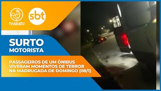Após desentendimento, motorista de ônibus adota postura agressiva e arremessa passageiras na estrada; veja fotos