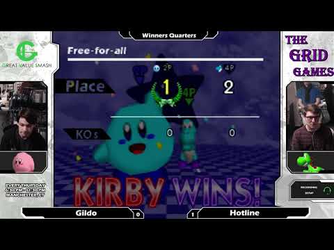 Smash 64: Gildo (Kirby) V Hotline (Yoshi) - Shattered 90 Tourney