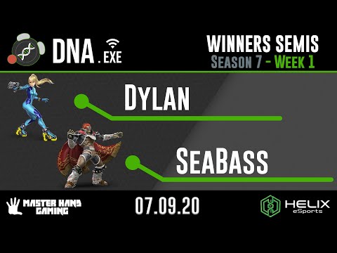 DNA.EXE S7:W1 - Dylan (Zero Suit Samus) Vs. SeaBass (Ganon) - W Semifinals