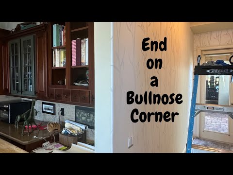 How to End Wallpaper on a Bullnose Outside Corner - Spencer Colgan