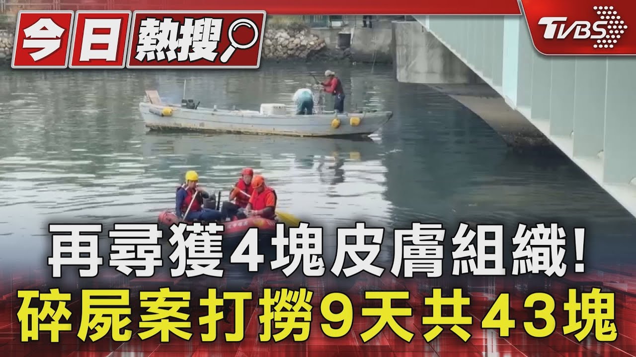 克服雨天! 碎屍案再尋獲4塊皮膚組織 9天共43塊屍塊