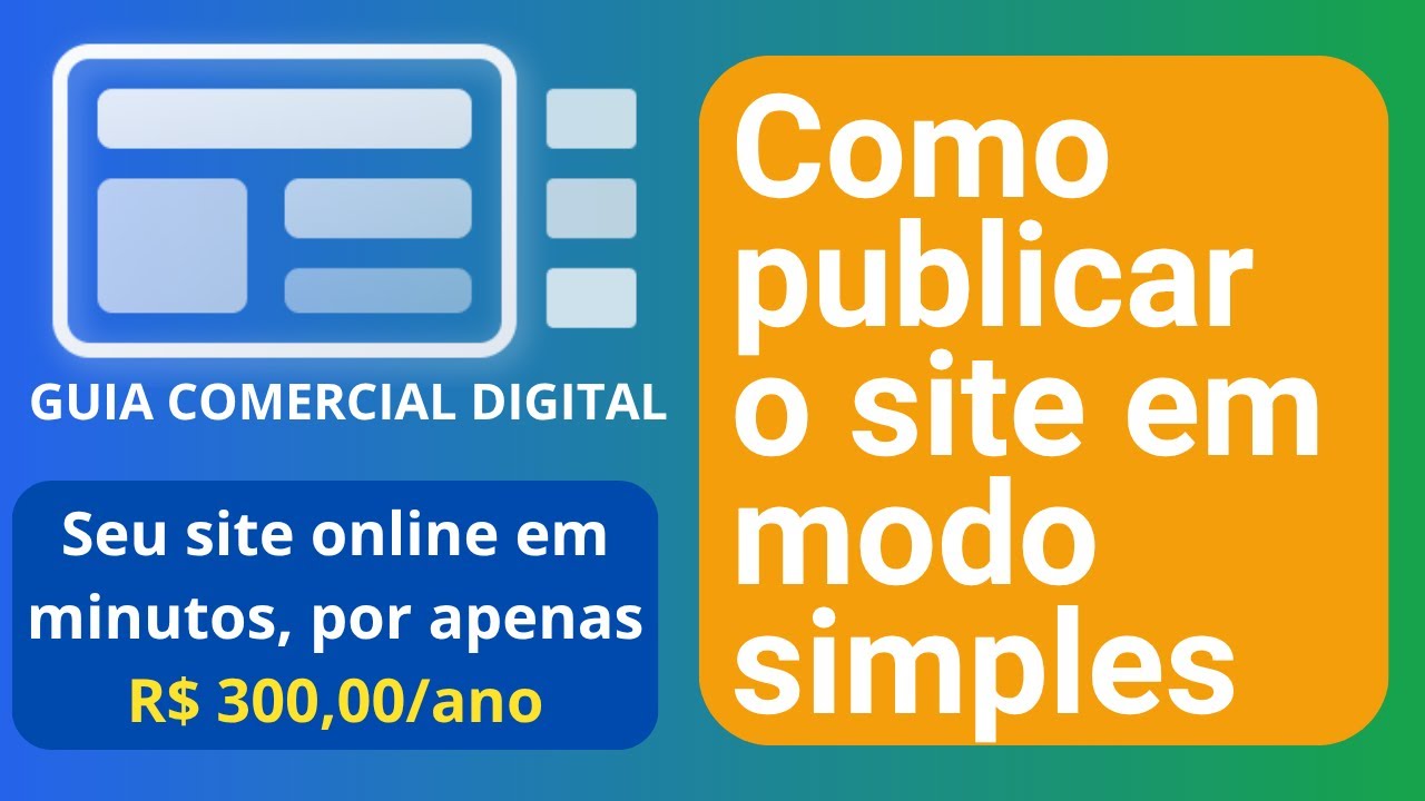 Como publicar seu site no Guia Comercial Digital (modo simples passo a passo)