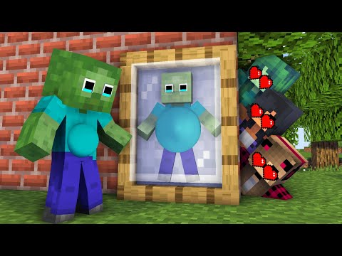 Monster School Poor Baby Zombie and Mermaid LOVE CURSE Challenge - Minecraft Animation