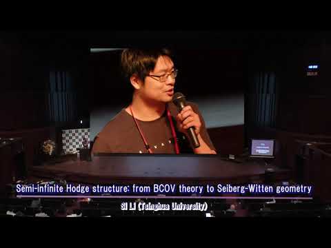 Semi-infinite Hodge structure: from BCOV theory to Seiberg-Witten geometry - Si Li