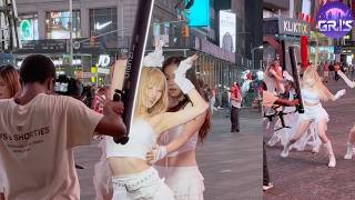 [KPOP IN PUBLIC NYC | TIMES SQUARE | ONE TAKE] MEOVV(미야오) - ‘DDI RO RI’ | SOOIN Focus