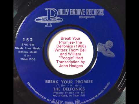 Break Your Promise-The Delfonics Transcription