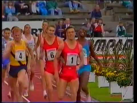 Tom McKean - 800m Zurich 1985 & 1988, Edinburgh 1990