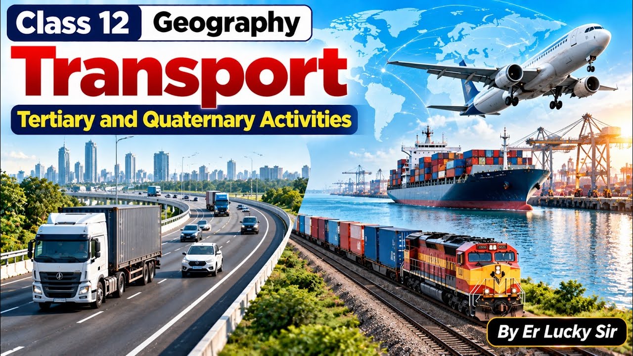 Transport - Tertiary and Quaternary activities - Class 12 Geography