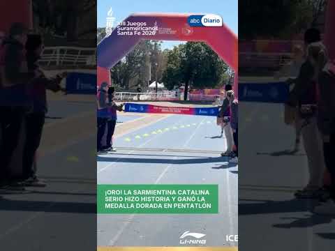 🥇 ¡Oro! La sarmientina Catalina Serio hizo historia y ganó la medalla dorada en Pentatlón