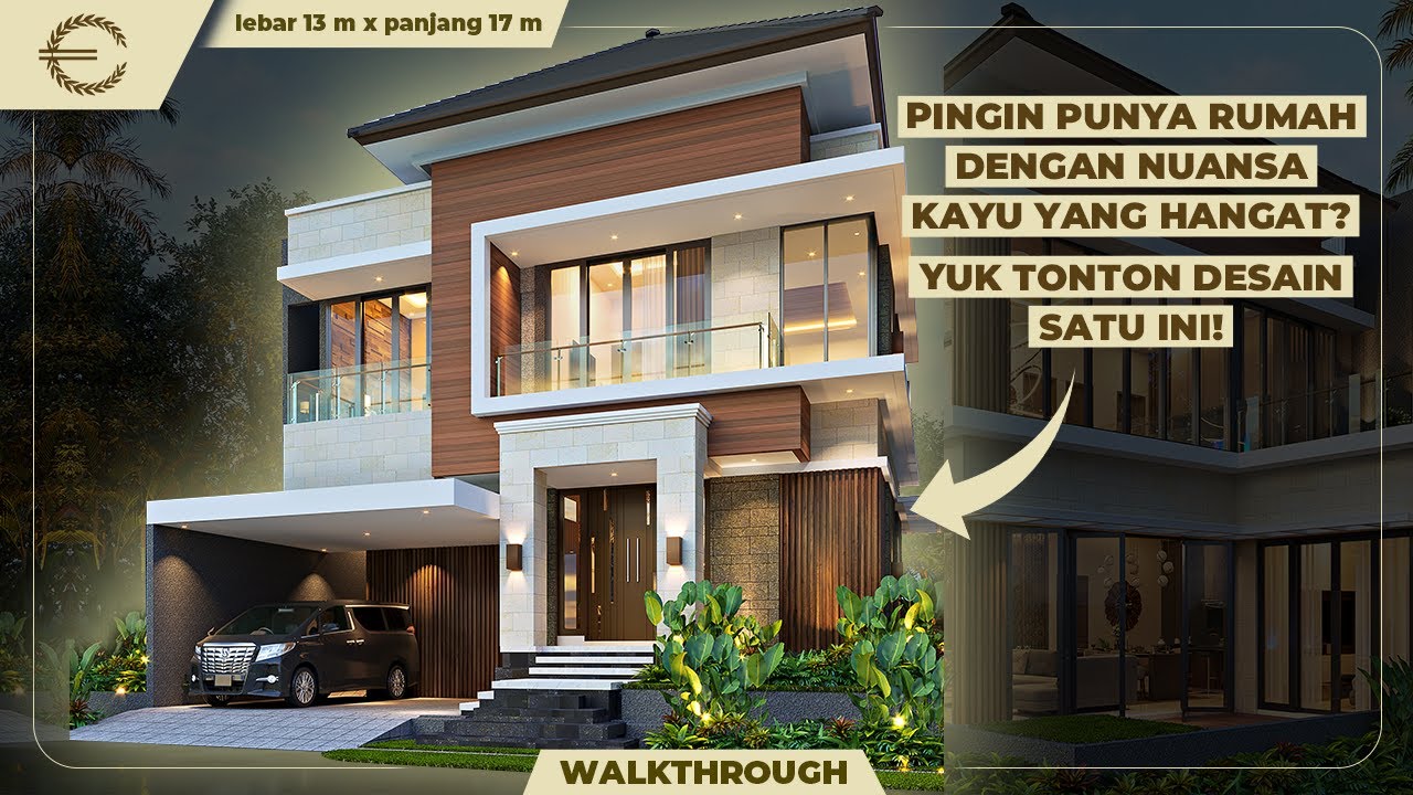 Video 3D Desain Rumah Modern 2 Lantai Bapak Irawan - Depok, Jawa Barat