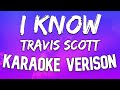 Travis Scott - I Know? (Karaoke Version)