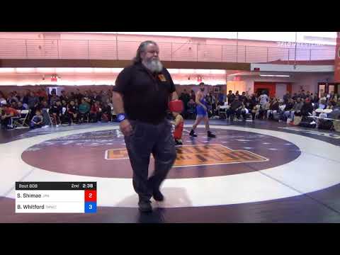 65 Kg Consolation Shoya Shimae Japan Vs Ben Whitford Titan Mercury Wrestling Club