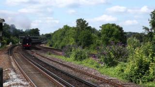 preview picture of video 'No.70000 'Britannia' at Purley Oaks (14-7-11)'