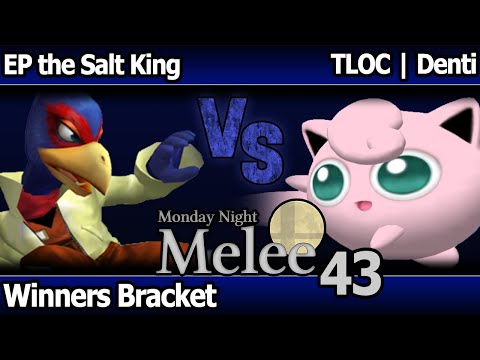 MNM 43 Melee - EP the Salt King (Falco) vs TLOC | Denti (Jigglypuff) - Winners Bracket