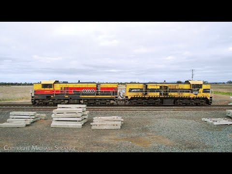 D790V SSR Diesel Locomotives 4911 & 4917 (25/7/2023) - PoathTV Australian Trains & Railways