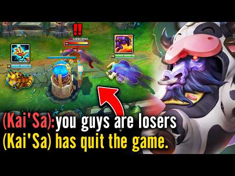 The most BROKEN bot lane in League of Legends... (WE MADE 2 PEOPLE RAGE QUIT)