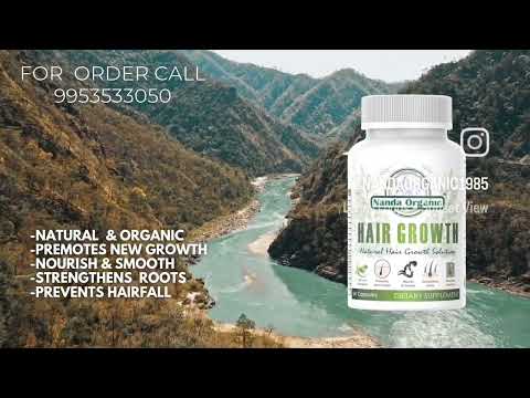 Nanda organic hair growth capsule, packaging size: 60 capsul...