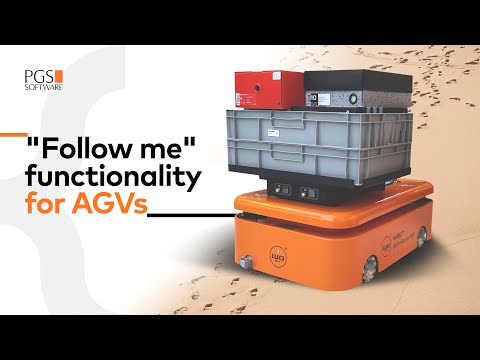 MOBOT® mobile robot with Follow Me function for AGV and AMR | @PGS Software