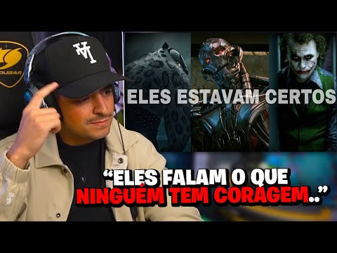 Coringa reagindo QUANDO OS VILÕES ESTÃO CERTO!!