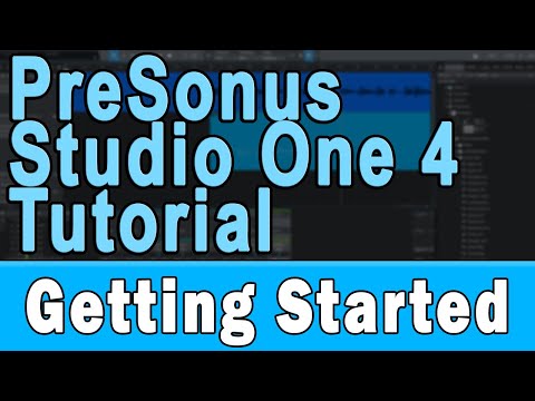 PreSonus Studio One 4 Tutorial (Part 1) – Installation and Setup