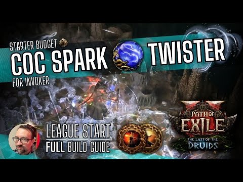 [PoE2 0.4] Cast on Crit Spark Twister Invoker - FULL GUIDE (and my league starter)
