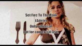 Set Fire To The Rain - Adele acoustic cover Alexandra Jardvall