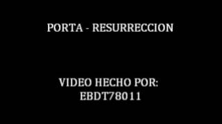 1° resurreccion (en boca de tantos) letra