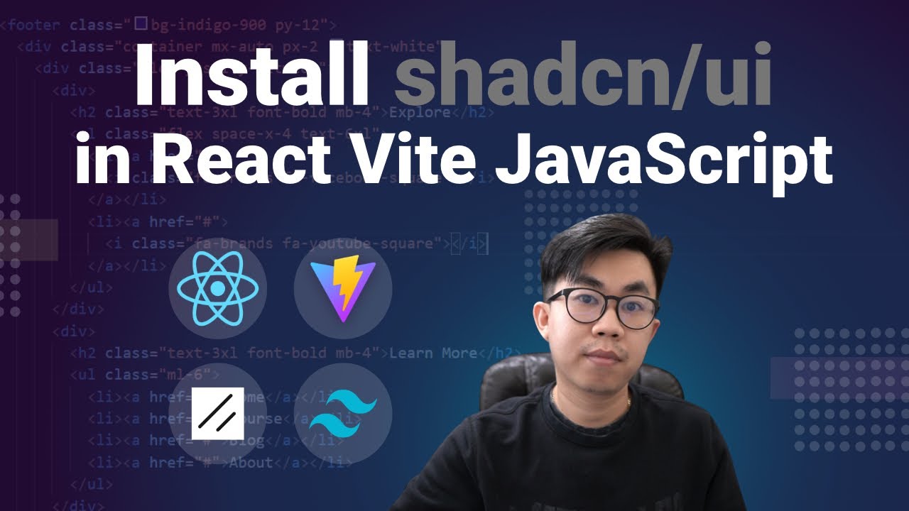How to Install Shadcn in React, Vite with Javascript | Set up shadcn/ui in React, Vite, Javascript