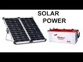 solar panel charging 12 volt battery