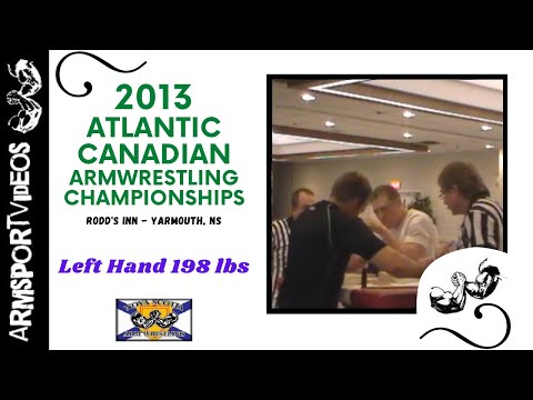 2013 Atlantic Canadian Championships - Left Hand 198lbs