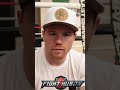 CANELO'S SURPRISING REACTION TO GENNADY GOLOVKIN'S POWER "I DIDNT FEEL NOTHING"