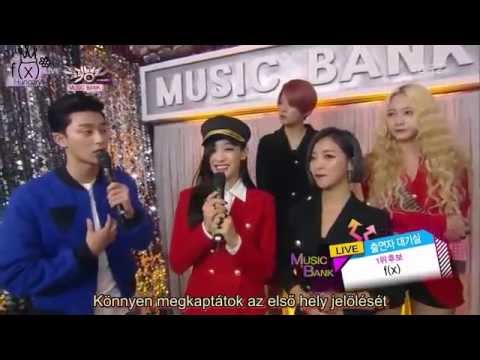 140718 f(x) - Music Bank Waiting Room [hungarian sub]