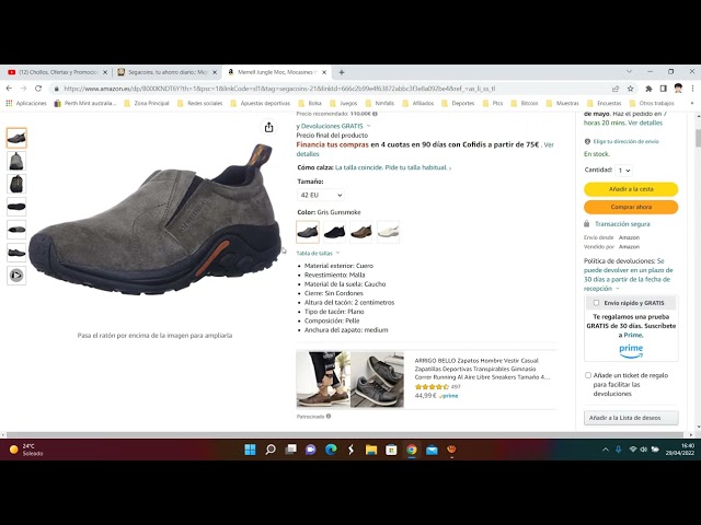 Vídeo relacionado con Merrell Jungle Moc, Mocasines Hombre, Gris (Gunsmoke), 46 EU