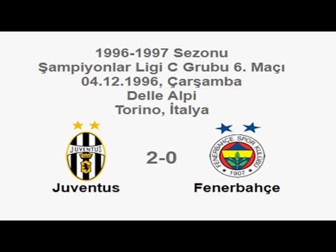 Juventus 2-0 Fenerbahçe 04.12.1996 - 1996-1997 UE...