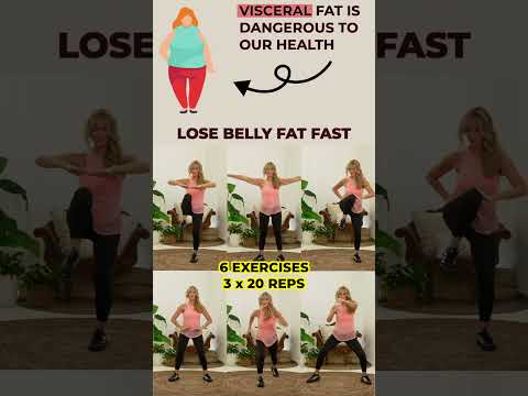 1-Minute Standing Exercises To Lose Belly Fat🔥Abs Workout🔥30 Min Per Day