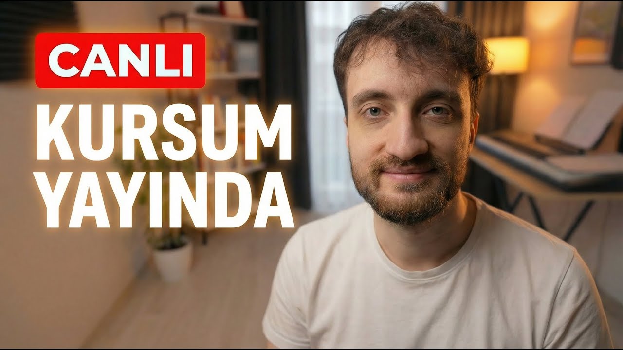 SONUNDA Aylardır Hazırladığım Kurs YAYINDA