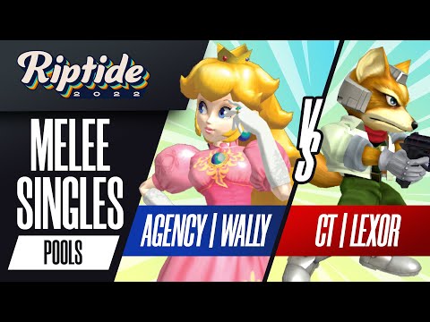 Wally vs lexor - Melee Singles Pools - Riptide 2022 | Peach vs Fox