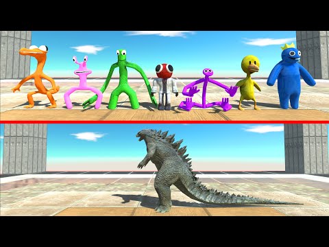 Rainbow Friends Vs Godzilla 2014 Who Will Be Defeated - ARBS