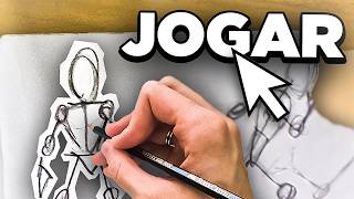 CRIEI um JOGO USANDO PAPEL