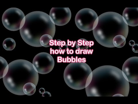 Drawing Tutorial. Super Easy Bubbles in Procreate! Step by Step, draw with me! @Procreate #viral