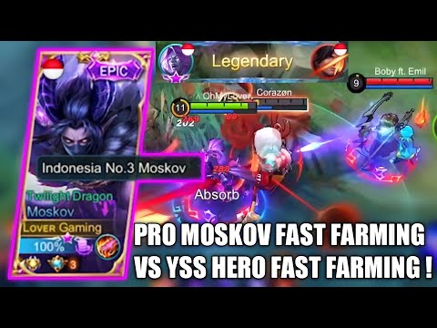 LOVER TOP GLOBAL MOSKOV FAST FARMING, FAST ROAMING & FAST KILLER !! CARA CEPAT JADI - MOBILE LEGENDS
