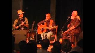 Few Days finale (lL-R: Mark Ross, Harry Tuft, Bruce Utah Phillips, Paul Foreman, and Nancy Spencer)