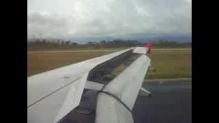 preview picture of video 'Airbus A320 (N664AV) landing at Bucaramanga Palonegro Airport'